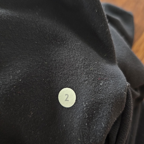 LULULEMON Black Be Still Bermuda Lounge Shorts Size 2 - Picture 7 of 7